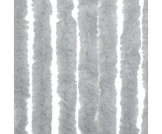 Užuolaida nuo musių, pilkos spalvos, 90x220cm šenilis