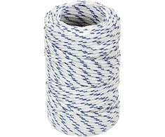 Valties virvė, baltos spalvos, 2mm, 25m, polipropilenas