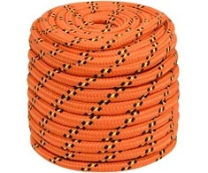 Valties virvė, oranžinės spalvos, 18mm, 50m, polipropilenas