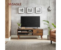 TV staliukas Vasagle 120 cm ilgio pramoninio dizaino TV spintelė