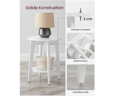 Vasagle Šoninis staliukas su lentyna