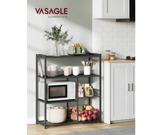 Vasagle Küchenregal mit 2 Metallkörben und Haken