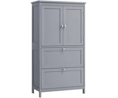 Vasagle Badezimmerschrank mit 2 Türen und 2 Schubladen