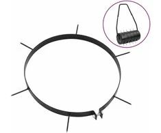 Vejos aeravimo žiedai su smaigais, 5vnt., 30cm, geležis