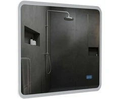 Vonios veidrodis Jericho 60x80 su „Bluetooth“