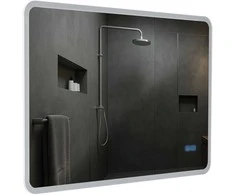 Vonios veidrodis Jericho 70x100 su „Bluetooth“