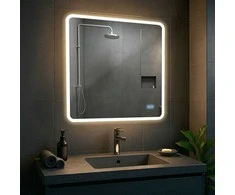 Vonios veidrodis Jericho 80x80 su „Bluetooth“