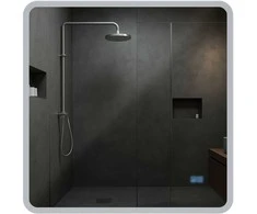 Vonios veidrodis Jericho 80x80 su „Bluetooth“