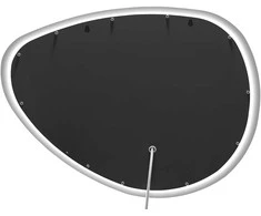Vonios veidrodis Almafie 65x75 be Bluetooth