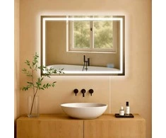 Vonios veidrodis Jaffrey 50x70 be Bluetooth