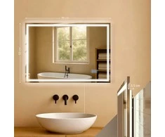 Vonios veidrodis Jaffrey 50x70 be Bluetooth