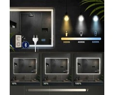 Clp Trading Veidrodžio Jaffrey 50x70 su Bluetooth