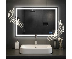 Vonios veidrodis Jaffrey 50x70 su „Bluetooth“