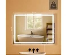 Vonios veidrodis Jaffrey 60x80 be Bluetooth