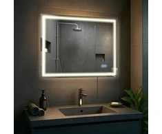 Vonios veidrodis Jaffrey 60x80 su „Bluetooth“