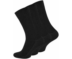 100% medvilninės kojinės vyrams Clark Crown Cotton 2182, juodos, 3 poros