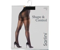 2 vnt. Pėdkelnės moterims Sarlini Shape &amp; Control 40 den., juodos