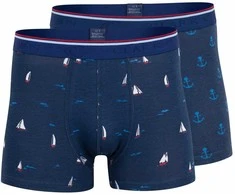 Apatiniai vyrams Clark Crown 1035 Men’s boxershort Marine, 2 vnt.
