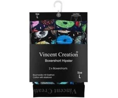 Apatiniai vyrams Vincent Creation 1036 Men’s boxershort hipster, 2 vnt.