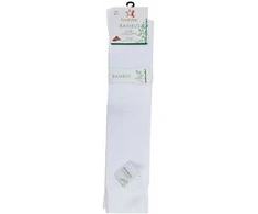 Bambukinės kojinės iki kelių moterims Footstar 69606, baltos, 2 poros