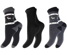 Frotinės termo kojinės moterims Footstar Thermo 68306, 3 poros, juodos