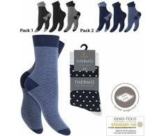Frotinės termo kojinės moterims Footstar Thermo 60003, juodos (3 poros)