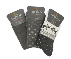 Frotinės termo kojinės moterims Footstar Thermo 68305, 3 poros, pilkos