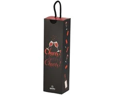 Kojinės dovanų dėžutėje vyrams Apollo Cheers vynas, 3 poros