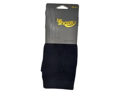 Kojinės iki kelių su papuošimais moterims Be Snazzy SK-34, juodos