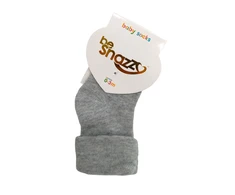 Kojinės kūdikiams be Snazzy Baby Socks SK-15 (pilkos)