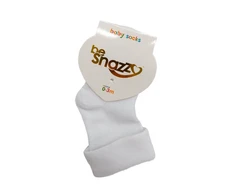Kojinės kūdikiams be Snazzy Baby Socks SK-15 (baltos)