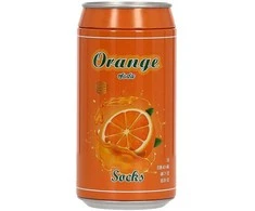 Kojinės skardinėje Apollo soda Socks, Oranžinis