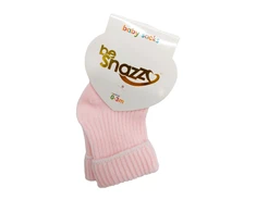 Kojinės su nespaudžiančia juostele kūdikiams be Snazzy Baby Socks SK-18 (rožinės)