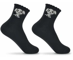 Kojinės su papuošimais mergaitėms be Snazzy SK-46, mažas šuniukas