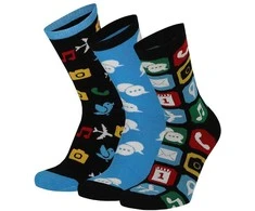 Kojinės vaikams Apollo Komputer socks, Planešetė 3 por.