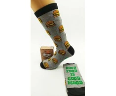 Kojinės vyrams Burger socks, Good food is good mood
