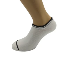 Labai trumpos bambukinės kojinės vyrams Paktas Lightweight Bamboo 1406, baltos, 41-44