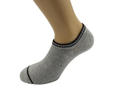 Labai trumpos bambukinės kojinės vyrams Paktas Lightweight Bamboo 1406, pilkos, 41-44