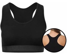 Medvilninė sportinė liemenėlė moterims Stark Soul Tender Cotton 5123, juoda