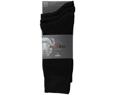 Merino vilnos klasikinės kojinės vyrams Apollo, 3 poros, juodos
