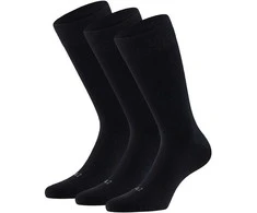 Merino vilnos klasikinės kojinės vyrams Apollo, 3 poros, juodos