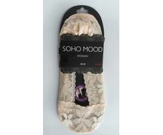 Pėdutės moterims su silikonine juostele ir silikoniniu padu Soho Mood 2463 rožinės, 36-39