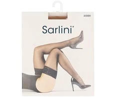 Priklijuojamos kojinės moterims Sarlini, rudos, 20 DEN (Amande)