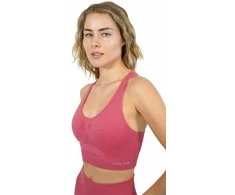 Sportinė liemenėlė moterims Stark Soul® seamless microfiber sport bustier 5119, rausva