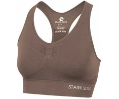 Sportinė liemenėlė moterims STARK SOUL seamless microfiber sport bustier 5119, ruda