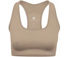 Sportinė liemenėlė moterims STARK SOUL seamless microfiber sport bustier su pakietinimu 5130, smėlio