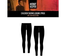 Termo tamprės vaikams Thermal insulated leggings, Heat Keeper, juodos, 2 vnt. pakuotėje