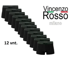 Trumpikės vyrams Vincenzo Rosso, juodos, 12 vnt.
