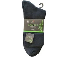 Trumpos bambukinės kojinės vyrams Footstar 79515, juodos 3 poros