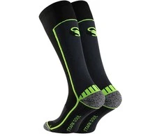 Unisex ilgos kompresinės sportinės kojinės Stark Soul 2139, juoda-žalia